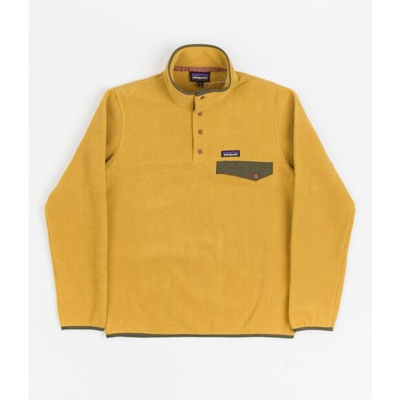 Patagonia Other - Patagonia Lightweight Synchilla Cabin Gold Snap-T Fleece Men's Medium